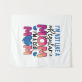 Moeder Cadeau Ik Ben Een Coole Moeder Wandkleed (Voorkant (horizontaal))