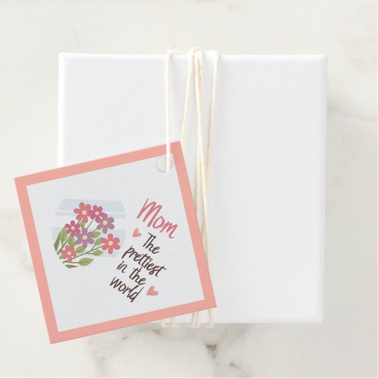  moeder cadeau Label – Bloemen Moederdag (In situ)