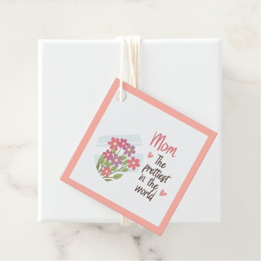  moeder cadeau Label – Bloemen Moederdag (In situ)