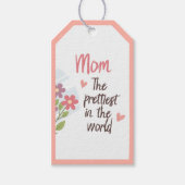 moeder cadeau Label – Bloemen Moederdag Cadeaulabel (Voorkant)