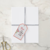  moeder cadeau Label – Bloemen Moederdag Cadeaulabel (Met Touw)