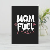 Moeder Cadeau Moeder Brandstof Kaart (Staand voorkant)