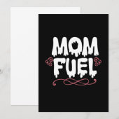 Moeder Cadeau Moeder Brandstof Kaart (Voorkant / Achterkant)