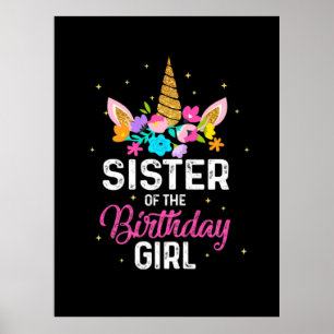 Moeder Cadeau Zus Van De Jarige Verjaardag Poster