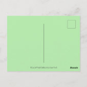 MOEDER CAT EN KITTEN, POTTE STROMEN, BOWS EN LACE BRIEFKAART (Achterkant)