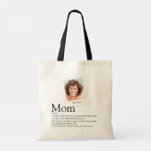 Moeder Citaat Foto Moderne Moederdag Tote Bag (Achterkant)