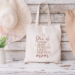 Moeder citeert inspiratie tote bag