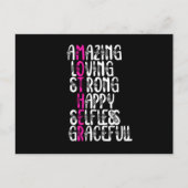 Moeder citeert : Lovely Words | Ontwerp van Moeder Briefkaart (Voorkant)