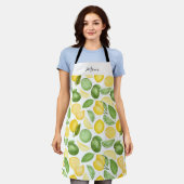 Moeder Citrus Lemon Schort (Gedragen)