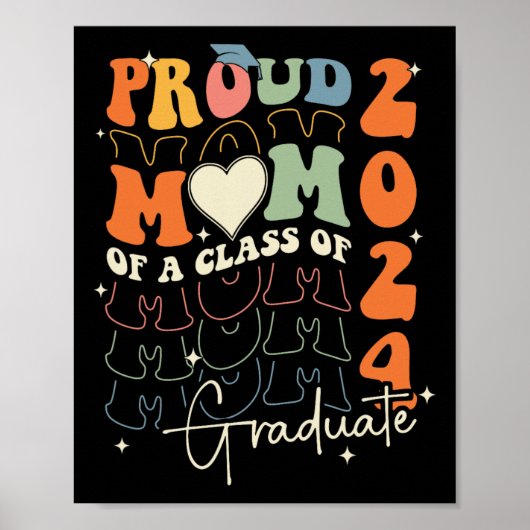Moeder CL van 2024 Senior 24 Afstuderen Afstuderen Poster (Voorkant)