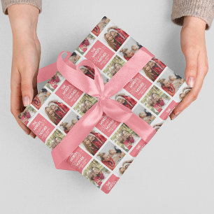Moeder Collage Met Foto's - De Beste Ter Wereld Cadeaupapier