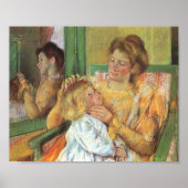 Moeder Combing Child's Hair | Mary Cassatt Poster (Voorkant)