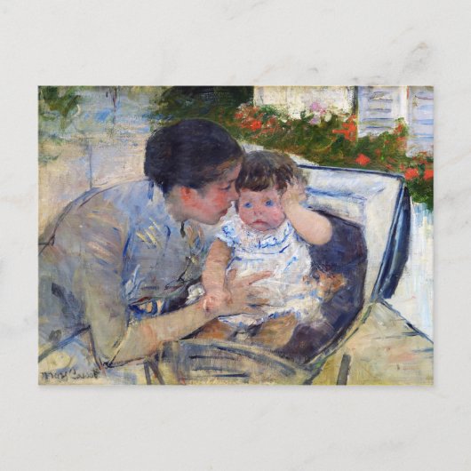 Moeder Comfort de Baby, Mary Cassatt Briefkaart (Voorkant)