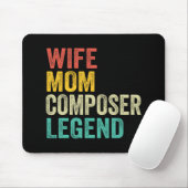 Moeder Composer Legend Moederdag Vintage Muismat (Met muis)