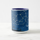 Moeder Constellatie Lachlijnen Kaart Mok (Midden)