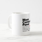 Moeder Controlepaneel Mok | Grappige Moederdag Kof (Voorkant links)