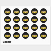 Moeder Coquette Moederdag Vrouwen Softbal Mama Ronde Sticker (Vel)