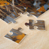 Moeder Cougar en haar kitten Legpuzzel (Zijkant)