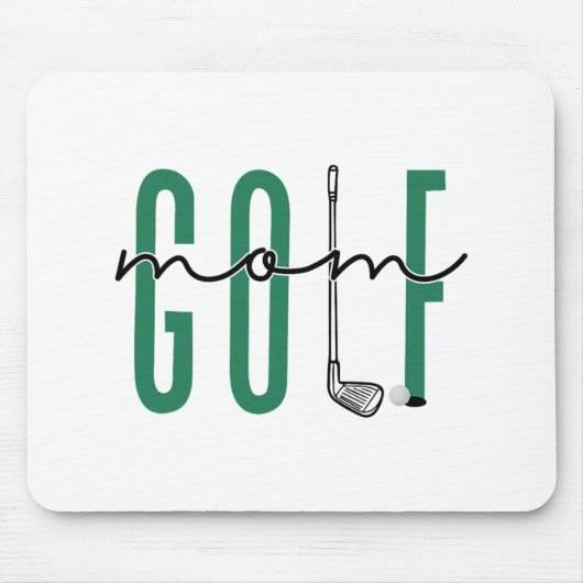 Moeder Crewneck Moederdag Master Golf Vrouwen Meis Muismat (Voorkant)