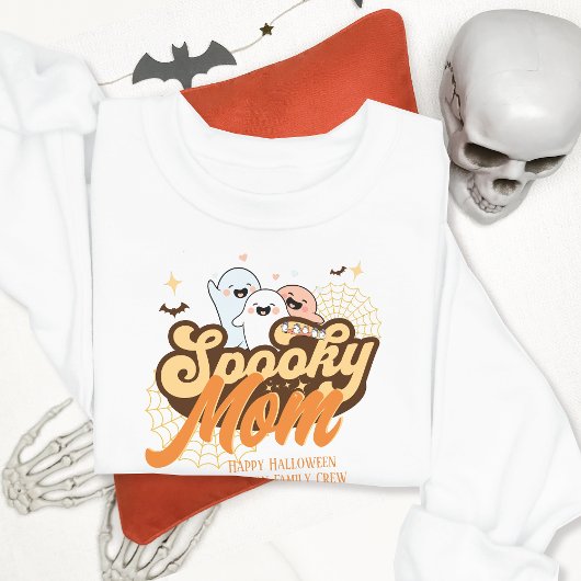 Moeder Custom Halloween Family Matching Spooky Out Trui