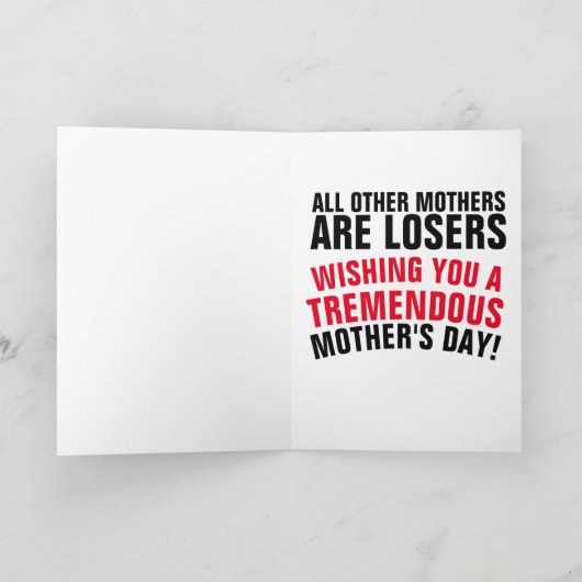 MOEDER DAG KAARTEN VAN DONALD TRUMP (Binnen)