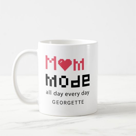 Moeder Dag Moederdag Alledaagse Gag Moms Gepersona Koffiemok (Links)