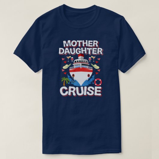 Moeder Daughter Cruise T-shirt (Design voorkant)