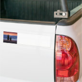 Moeder Daughter Sunset Bumpersticker (Op Truck)