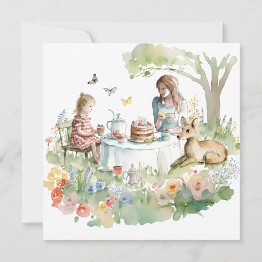 Moeder Daughter Tea Party (Achterkant)