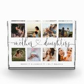 Moeder Daughters Heart Script | Fotoraster collage Fotoblokken (Voorkant)