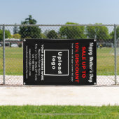 Moeder Day Sale Business Black 2,5 x 4’ banner (Insitu)