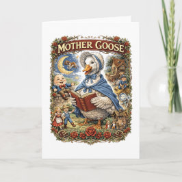 Moeder de Gans Feestdagen Kaart