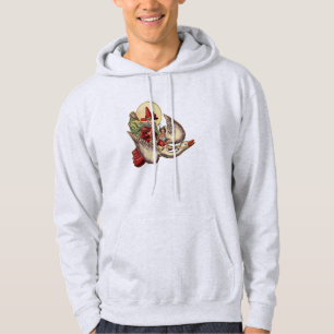 Moeder de Gans Kind Antieke Illustratie Hoodie