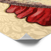 Moeder de Gans Kind Antieke Illustratie Poster (Hoek)