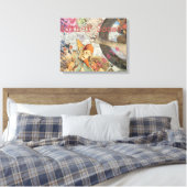 Moeder de Gans kinderrijmpje sprookje Canvas Afdruk (Insitu (Slaapkamer))