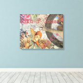 Moeder de Gans kinderrijmpje sprookje Canvas Afdruk (Insitu (Houten vloer))