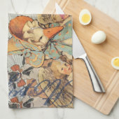Moeder de Gans kinderrijmpje sprookje Theedoek (Quarter Fold)
