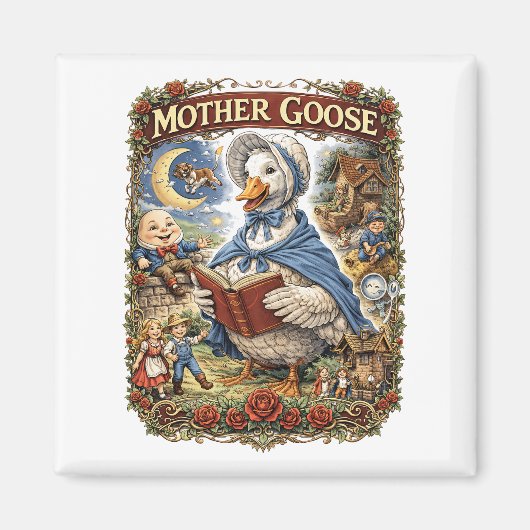 Moeder de Gans Magneet (Voorkant)