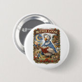 Moeder de Gans Ronde Button 5,7 Cm (Voorkant /achterkant)