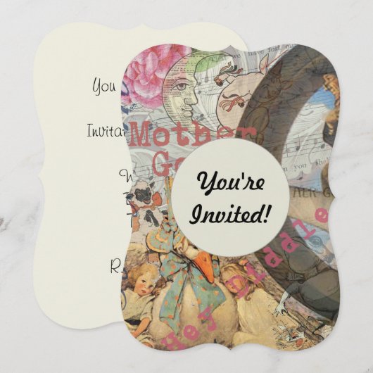 Moeder de Gans Sprookje Kaart (Voorkant / Achterkant)