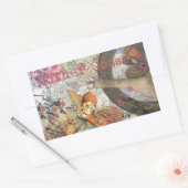Moeder de Gans Sprookje Rechthoekige Sticker (Envelop)
