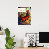 Moeder de Gans uit de jaren 20 - haan Poster (Thuiskantoor)