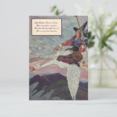 Moeder de Gans uit de jaren twintig rijdt op haar (Staand voorkant)