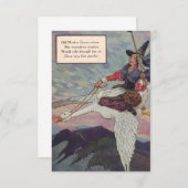 Moeder de Gans uit de jaren twintig rijdt op haar (Voorkant / Achterkant)