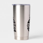 Moeder de Koningin Creatieve Typografie Geïsoleerde Drinkbeker (Rechts)