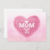 Moeder de Koningin Moederdag | Briefkaart (Voorkant / Achterkant)