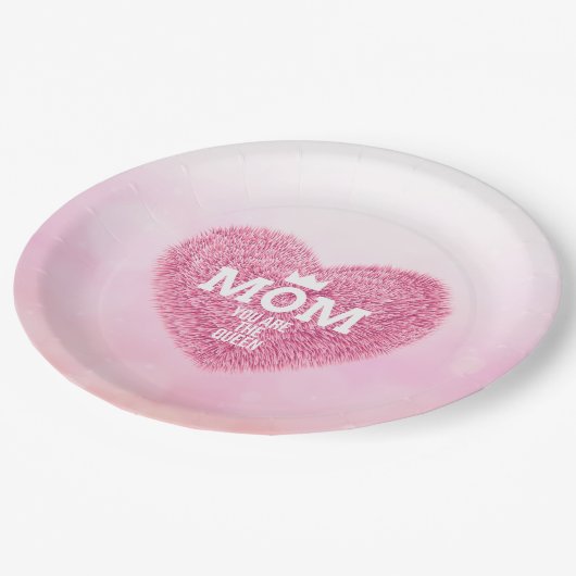 Moeder de Koningin Moederdag | Papieren Bordje (Gekanteld)