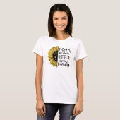 Moeder: De Koningin van de Bijen van Liefde - Moed T-shirt (Voorkant volledig)