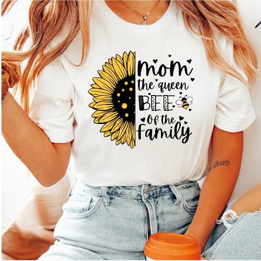 Moeder: De Koningin van de Bijen van Liefde - Moed T-shirt