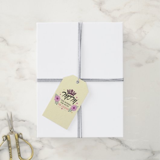 Moeder De Legende Moederdag Cadeau Cadeaulabel (Met Touw)